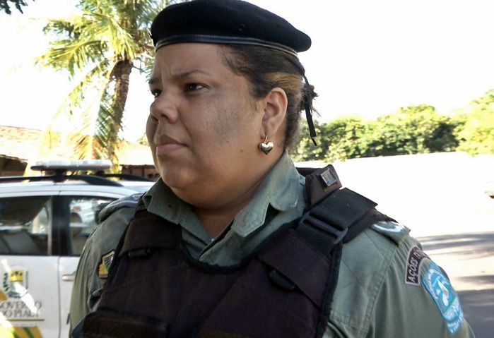 Tenente Ruthineia Freitas, do 2º Batalhão de Polícia Militar do Piauí. (Foto: Kairo Amaral)