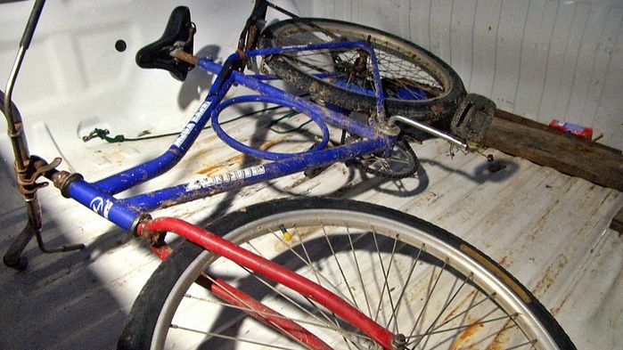 Bicicleta utilizada pelo acusado foi abandonada próximo ao local do crime. 