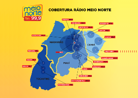 Cobertura da Rádio Meio Norte FM