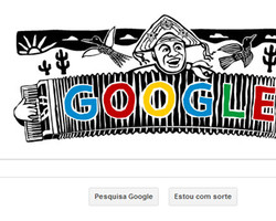 “Doodle” do Google homenageia os 100 anos de Luiz Gonzaga