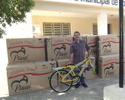 Prefeitura de Dom Expedito Lopes recebe bicicletas do governo projeto Pedala Piauí