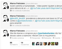 Marco Feliciano faz campanha para retirar vídeo de humoristas do ar e diz no twitter: “Vídeo Podre”
