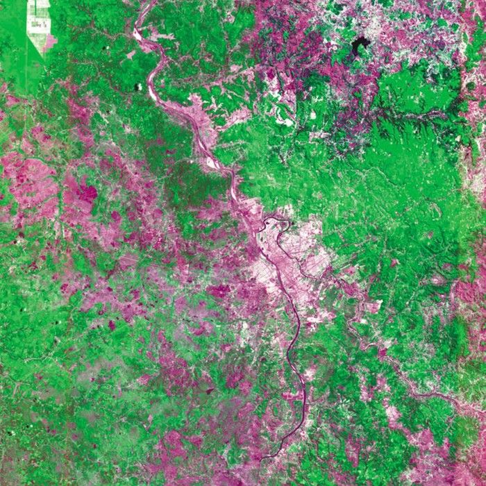Veja imagem de Teresina feita através do satélite brasileiro CBERS-4 - Imagem 1