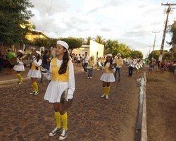 Desfile Cívico das Escolas Municipais em comemoração ao dia 7 de setembro em Nossa Sra. De Nazaré