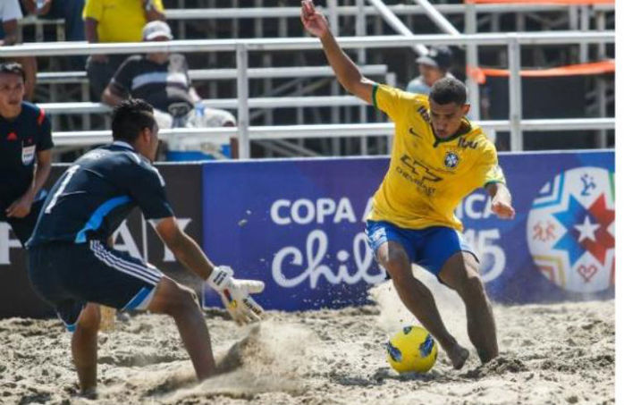 Seleção Brasileira de futebol de areia está nas semifinais da Copa Sul-Americana - Imagem 1