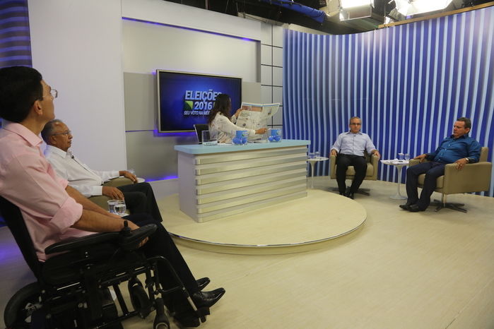 Candidatos à prefeitura de Teresina realizam debate na Rede MN (Crédito: Efrém Ribeiro)