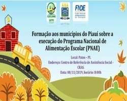 Educação de Dom Expedito Lopes participa de formação do PNAE em Patos do Piauí