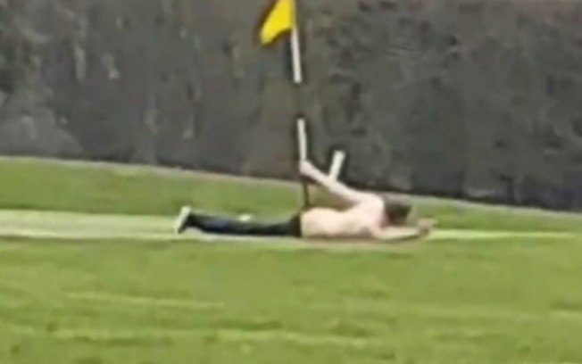 Homem é flagrado fazendo sexo com mastro de bandeira em campo de golfe - Imagem 2