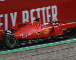 Vettel fechou a sexta-feira de treinos livres do GP da Itália