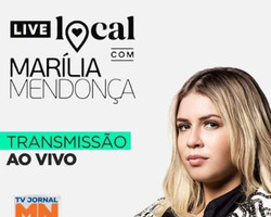 Rede MN transmitirá live da Marília Mendonça nesta quarta-feira (08)