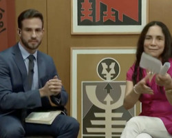 Regina Duarte fica irritada com vídeo de Maitê Proença em entrevista