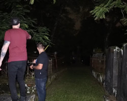 MN 40°: Youtuber filma aparição de fantasma em cemitério; assista!