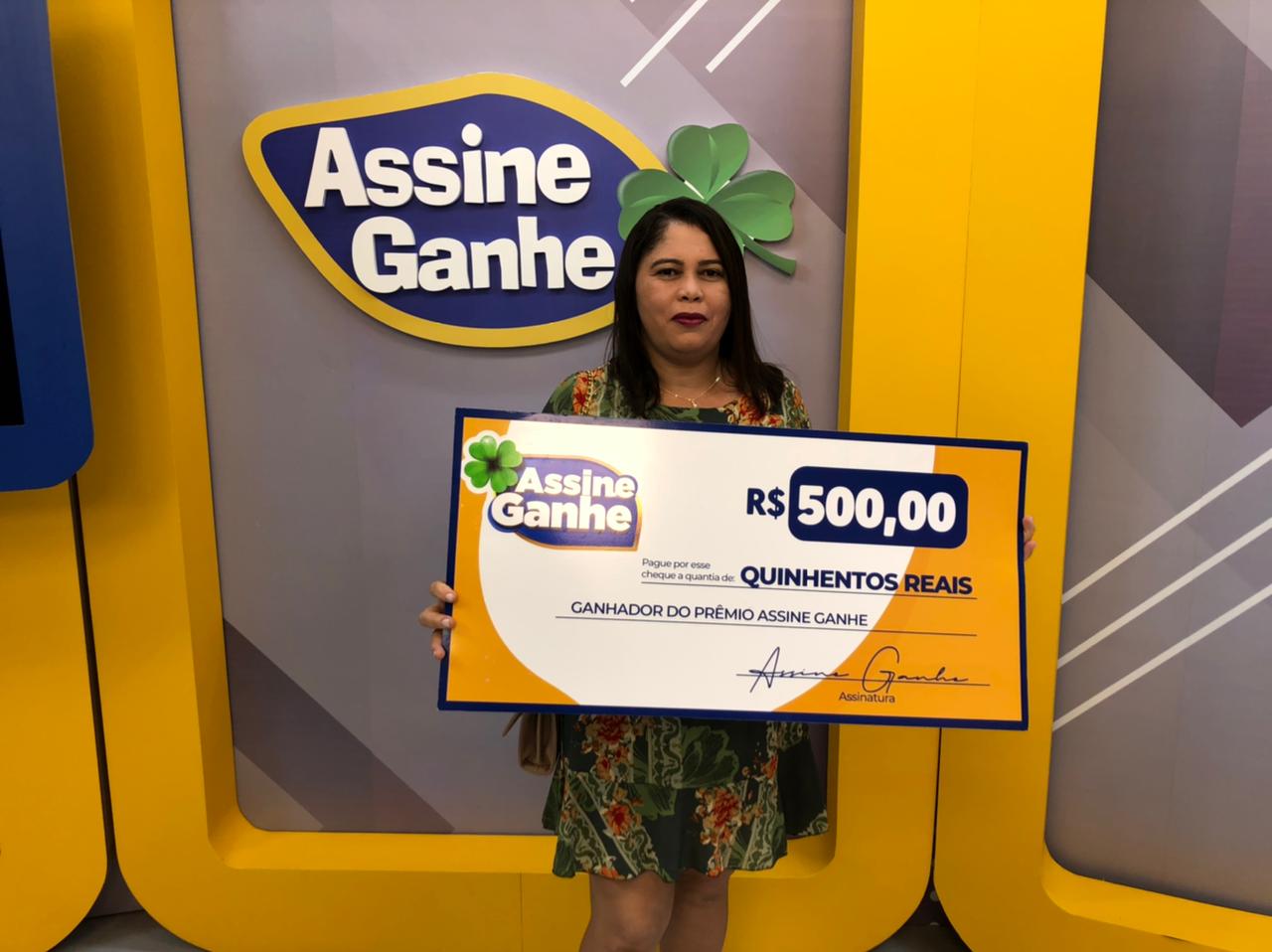 Assine Ganhe: Autônoma recebe prêmio de R$ 500 no GMNC - Imagem 1