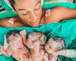 Mãe que morreu após parto de trigêmeos deixa 7 filhos com marido 