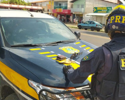 PRF prende no Piauí homem suspeito de porte ilegal de arma e munições