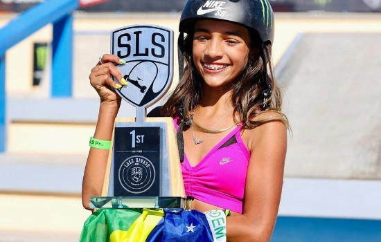 Rayssa Leal é campeã da 2ª etapa do Campeonato Mundial de Skate Street