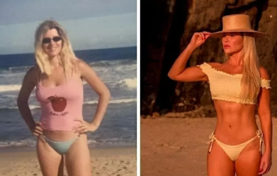 Mãe de Luisa Sonza mostra antes e depois e impressiona com corpão