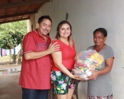 Prefeitura de Lagoinha distribuiu Cestas Básicas para Família Carentes 