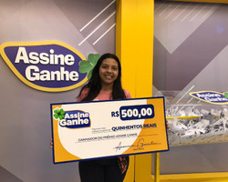 Assine Ganhe: 140º sorteada recebe prêmio de R$ 500 na Rede Meio Norte
