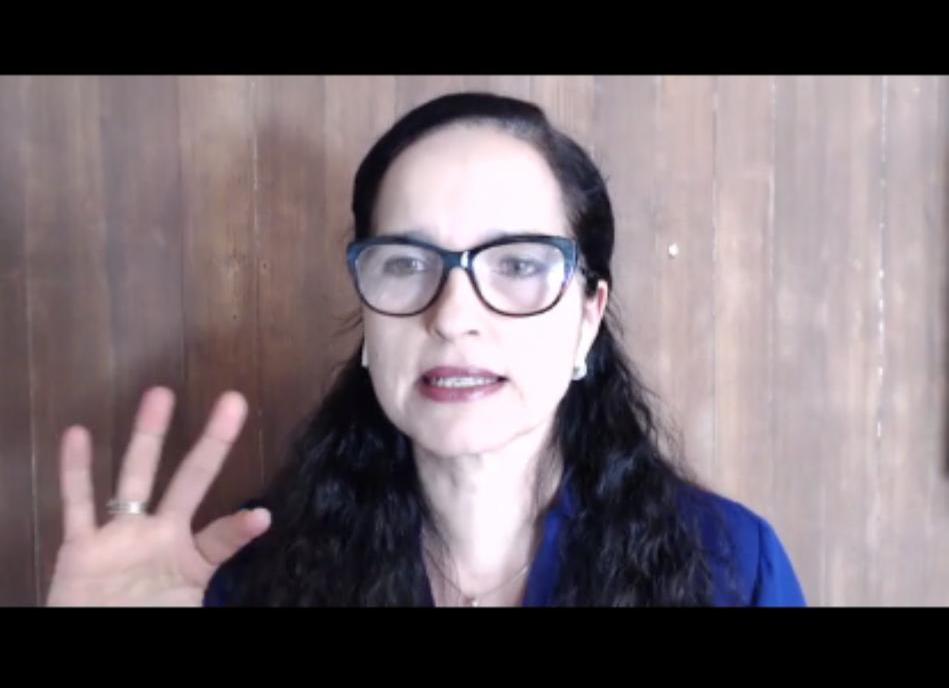 Psicanalista Paula Fontinele participou de bate-papo virtual sobre prevenção ao suicídio com colaboradores do GMNC