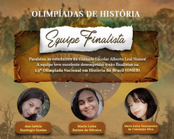 Estudantes piauienses são finalistas da Olimpíada de História do Brasil