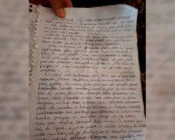 Polícia recebe carta supostamente escrita por Lázaro: “Perdão às famílias”