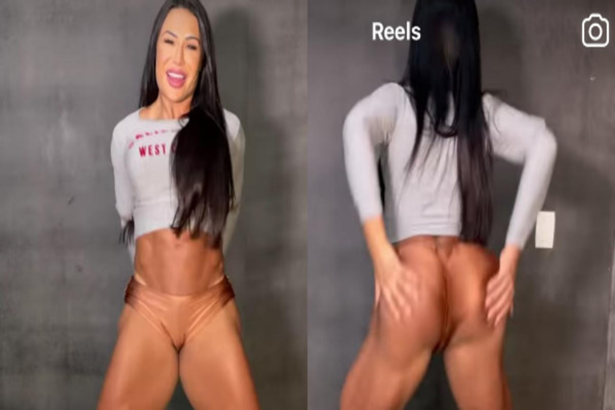 Com calça nude, Gracyanne Barbosa rebola muito em vídeo sexy - meionorte.com