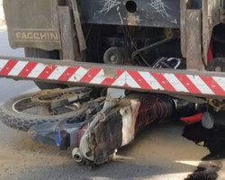 Idoso morre atropelado por caminhão no município de Bom Jesus
