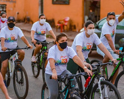  Passeio ciclístico marca quarto dia de aniversário de  Luís Correia