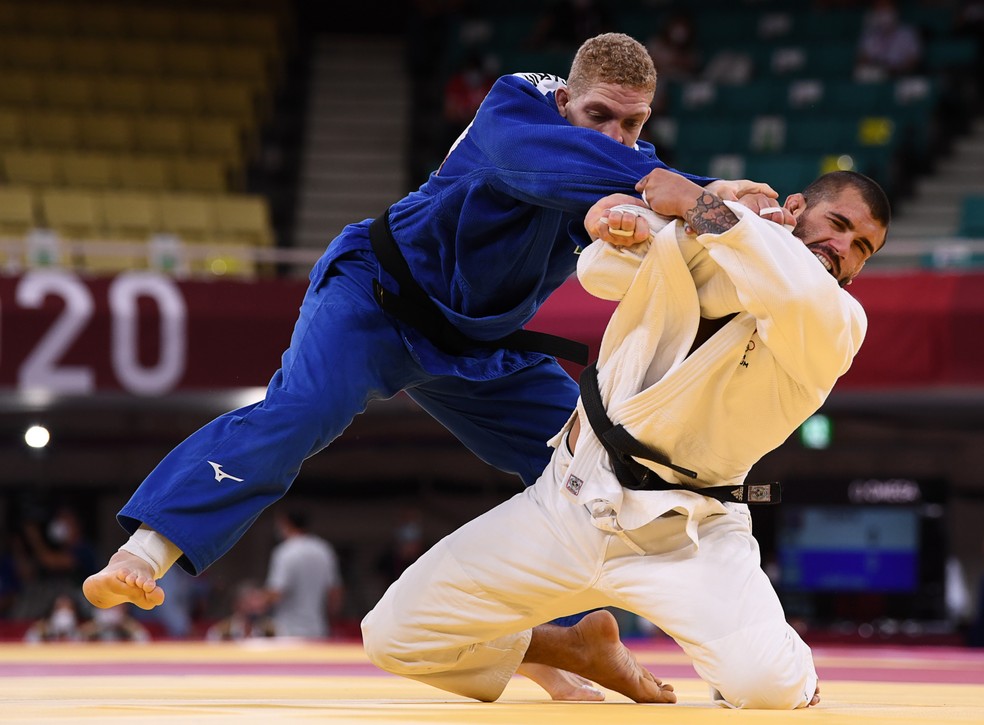 Judoca Rafael Buzacarini está fora das Olimpíadas de Tóquio Foto: Reuters 