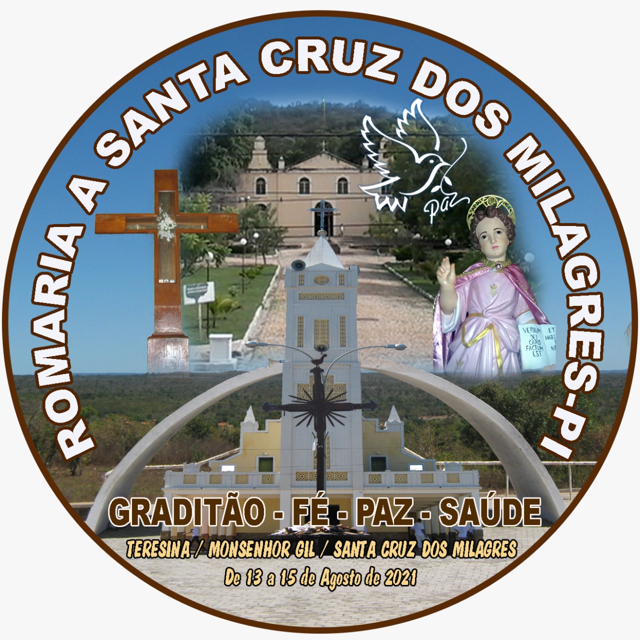 Romaria sai de Monsenhor Gil para Santa Cruz dos Milagres a pé - Imagem 6