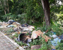 Lixo jogado em local proibido aumenta e PMT alerta para risco de dengue