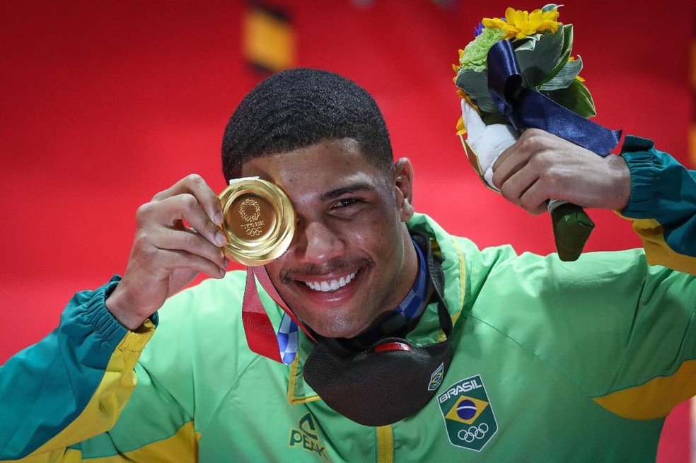 Hebert Conceição é ouro nas Olimpíadas — Foto: Wander Roberto/COB