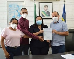 Prefeito João Luiz de Monsenhor Gil participa de encontro na SETRANS