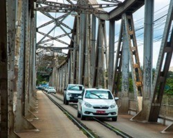 Posto da PM da Ponte Metálica passa por reforma e tráfego voltará à noite