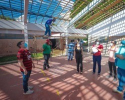 Centro de cultura: Wellington Dias visita reforma do CSU do Parque Piauí