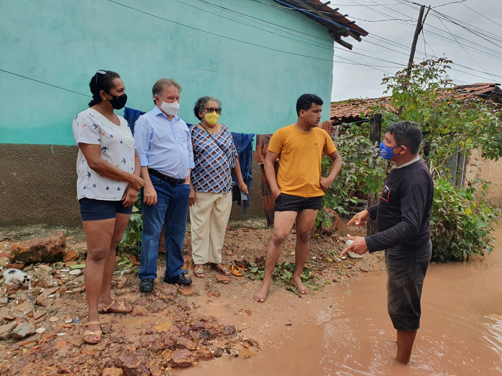 Deputado Merlong Solano visita famílias e comunidades atingidas pelas chuvas