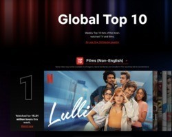 “Lulli“ é o filme de língua não-inglesa mais assistido no mundo na Netflix