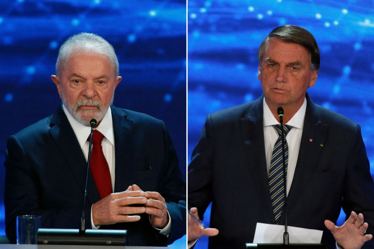 Ipec: Lula lidera com 51% dos votos válidos e Bolsonaro tem 37% (Foto:  Miguel Schincariol/AFP)