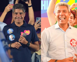Datafolha na BA:ACM Neto tem 51% dos votos válidos e Jerônimo Rodrigues 38%