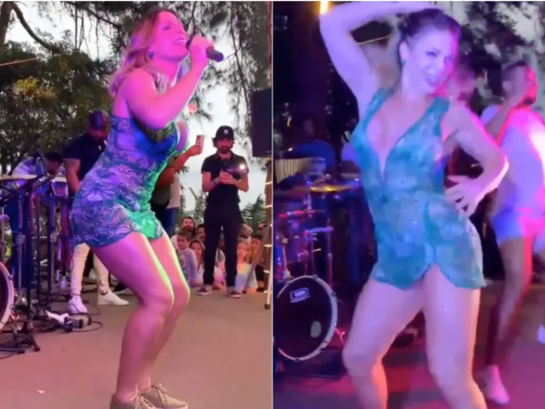 Sheila Mello dança músicas do “É o Tchan” e web vai à loucura: “A melhor”