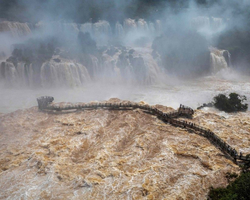 Cataratas do Iguaçu registram segunda maior vazão de água desde 1997