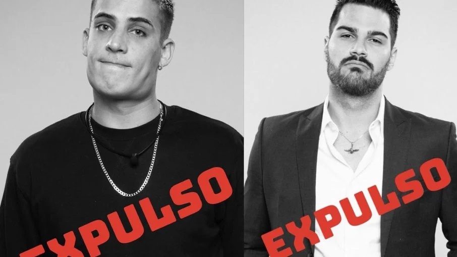 Tiago Ramos e Shay são expulsos do reality após briga ao vivo - Imagem: Reprodução