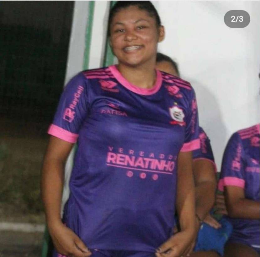 Maria Letícia Santos era jogadora de futebol e tinha 23 anos (Foto: Reprodução)