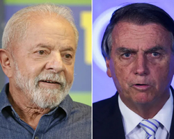 Pesquisa Ipec: Lula tem 54% no 2º turno, e Bolsonaro, 46% nos votos válidos