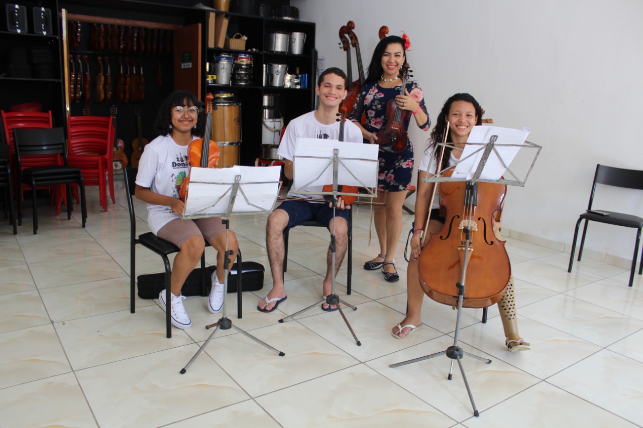 Escola de Música Dona Gal tem sede em Teresina - Fotos: Lucrécio Arrais 
