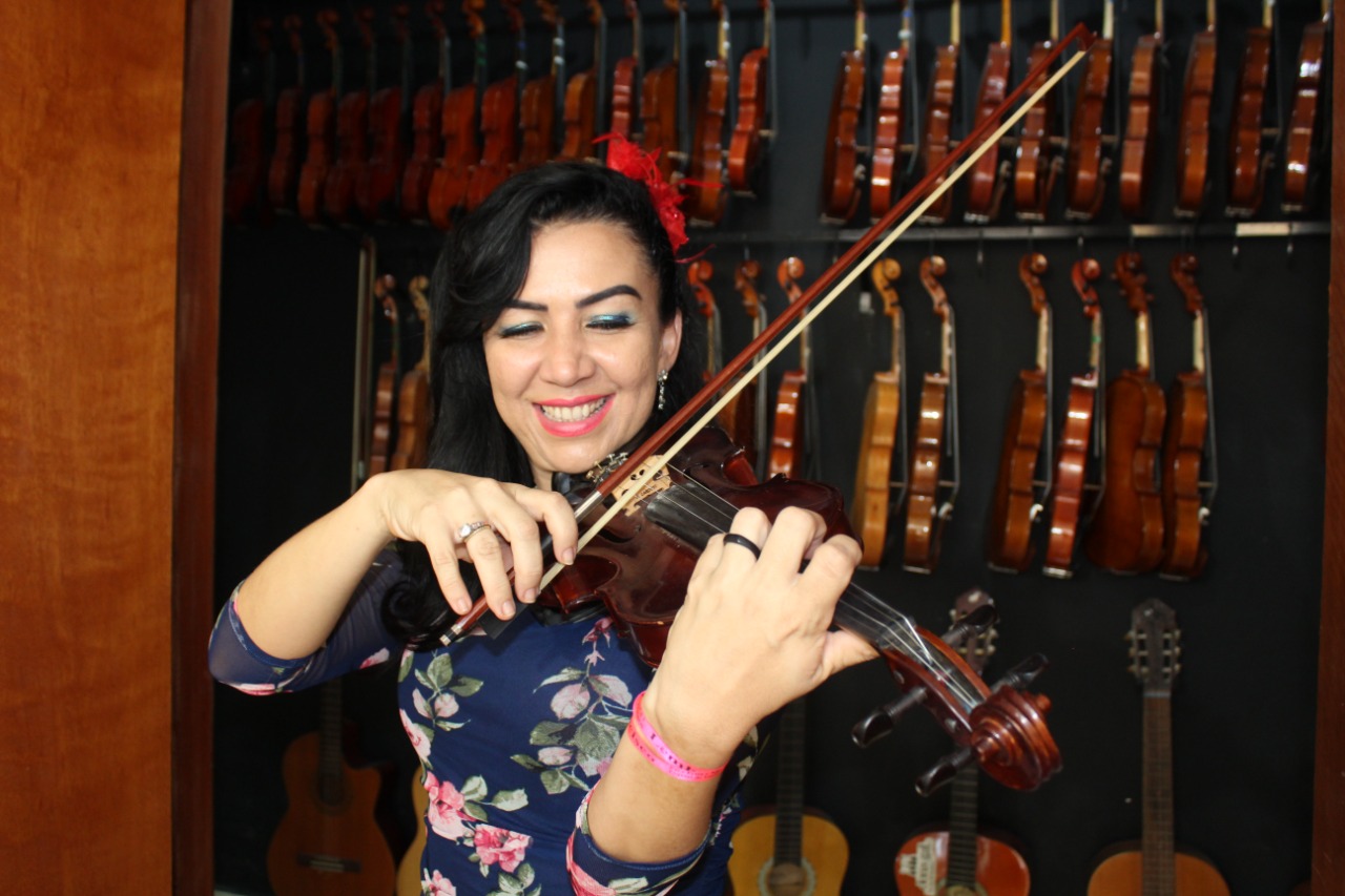 Wanya Sales é diretora da Escola de Música Dona Gal - Foto: Lucrécio Arrais 