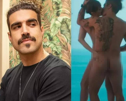 Caio Castro ganha título de Mister Bumbum após nudez em novela; fotos