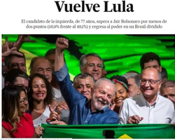 Imprensa mundial repercute vitória de Lula; veja as principais manchetes