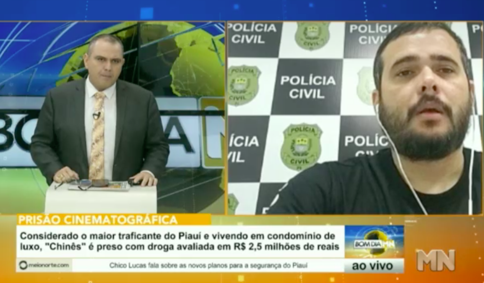 Delegado Everton Férrer declarou que a polícia tem provas de que droga pertencia a Paulo Chinês